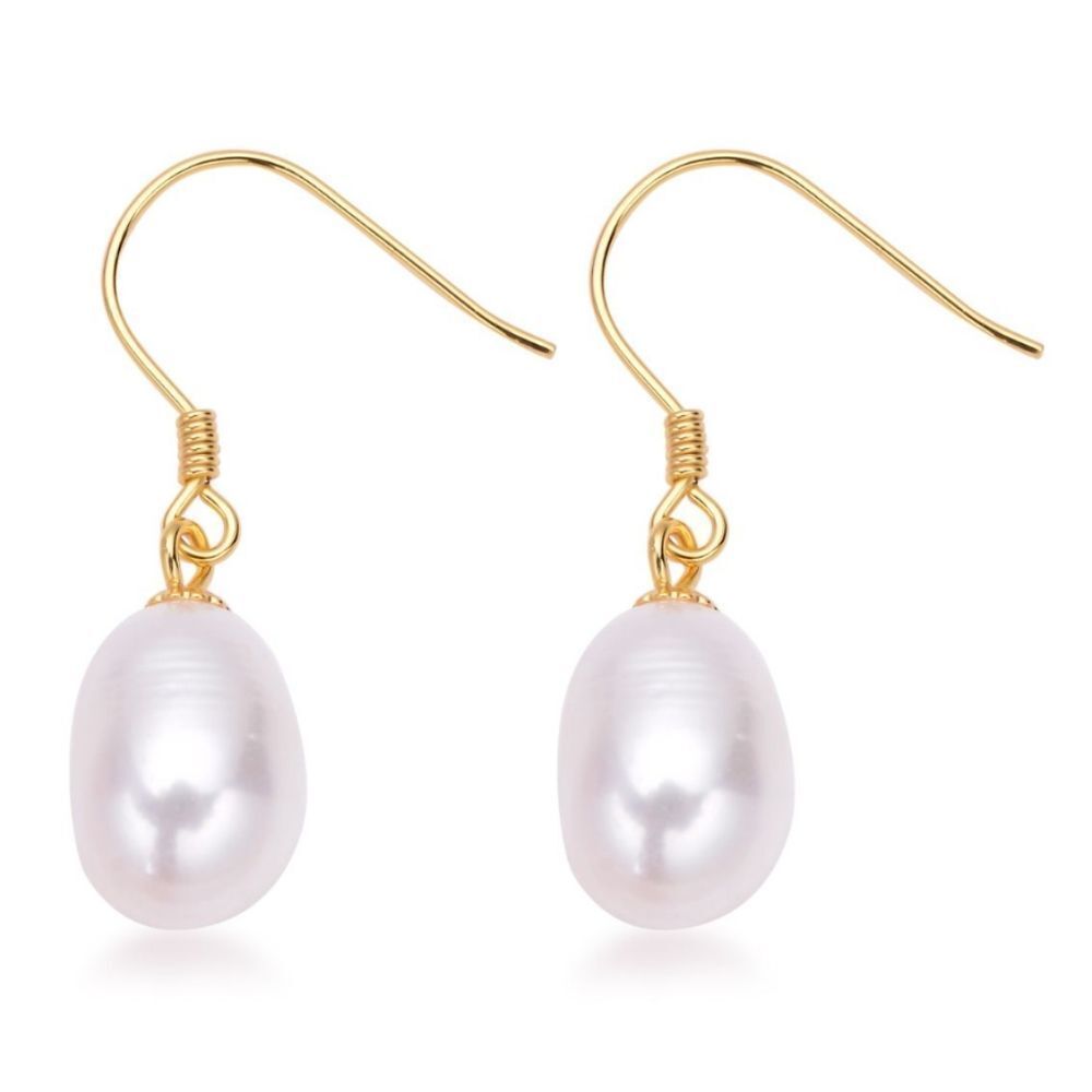 Freshwater Pearl Drop Earrings - Picture 6 of 7